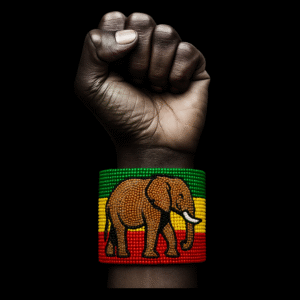 Afro Ethiopian Classic Elephant Bracelet