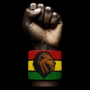 Afro Ghanaian Classic Lion Bracelet