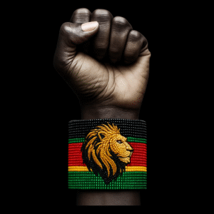 AfroCarribean Classic Lion Flag Bracelet