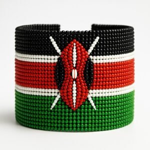 Kenya Flag Bracelet Classic Genz Version