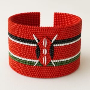 Kenya Flag Bracelet Classic Version